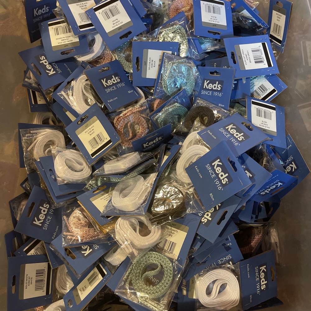Lot of 10 Keds shoelaces-your choice-unisex